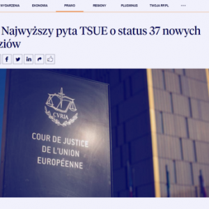 Rzeczpospolita_SN pyta TSUE o status 37 nowych sędziów_zdjęcie